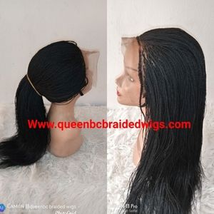 Braided wig: tiny twists braided wig